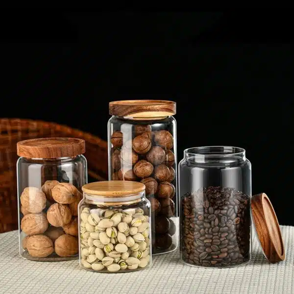 צנצנת זכוכית הרמטית