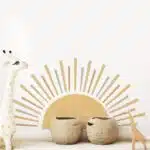 מדבקת קיר שמש