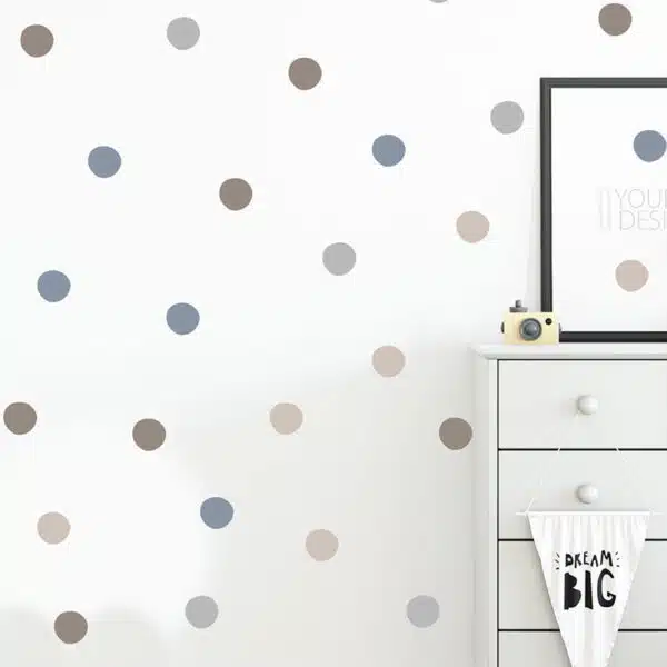 מדבקת קיר נקודות