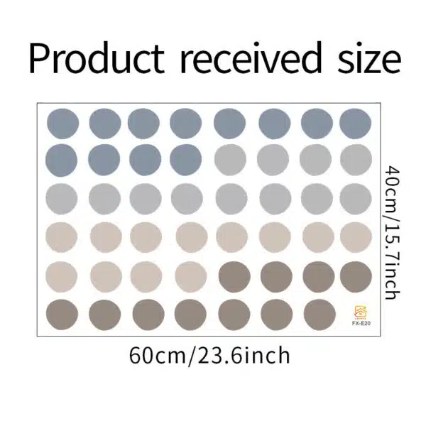 מדבקת קיר נקודות