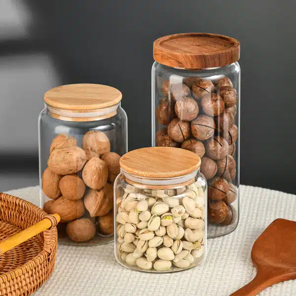 צנצנת זכוכית הרמטית