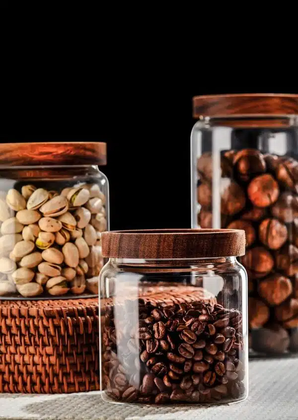 צנצנת זכוכית הרמטית