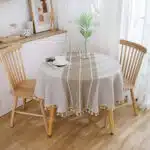 מפת שולחן עגולה