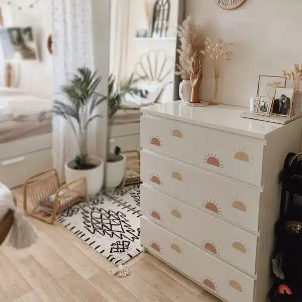 מדבקת קיר שמש